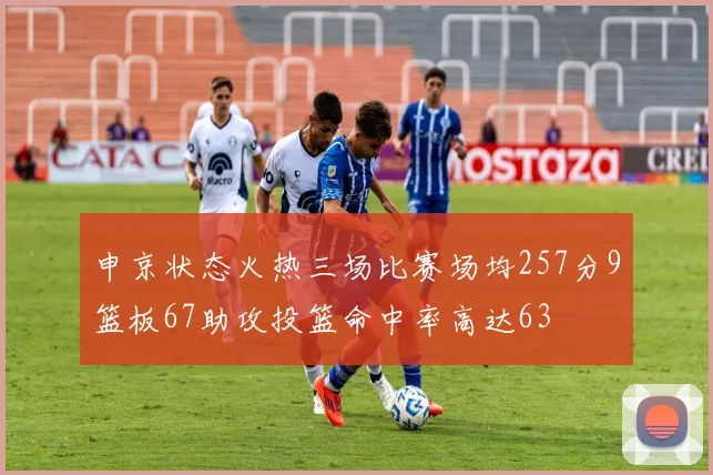 申京状态火热三场比赛场均257分9篮板67助攻投篮命中率高达63